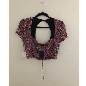 Forever 21 Floral Crop Top